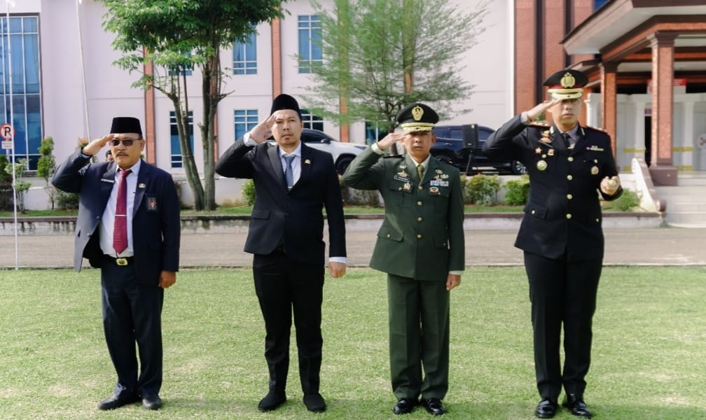 Moment Perkuat Persatuan Bangsa, Kapolres dan Wakapolres Musi Rawas Ikuti Upacara Hari Kesaktian Pancasila