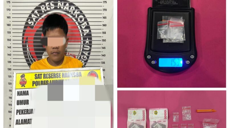 Transaksi Narkoba Berhasil Digagalkan Satres Narkoba polres Lubuklinggau, Pelaku AR Ditangkap Beserta Barang Bukti