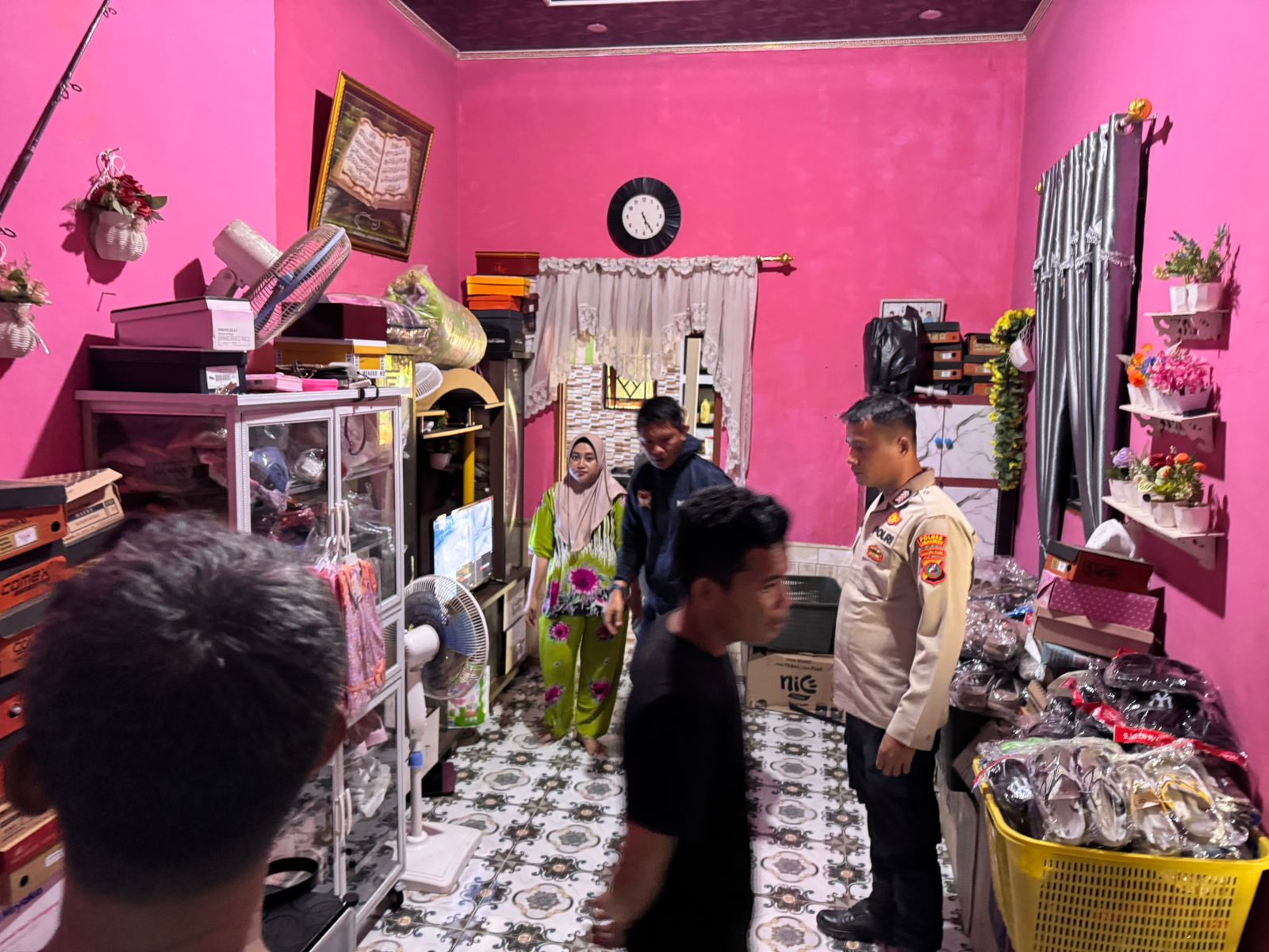 Polsek Bilah Hilir Gerak Cepat Tindaklanjuti Informasi Viral, Gelar Patroli dan Gerebek Sarang Narkoba