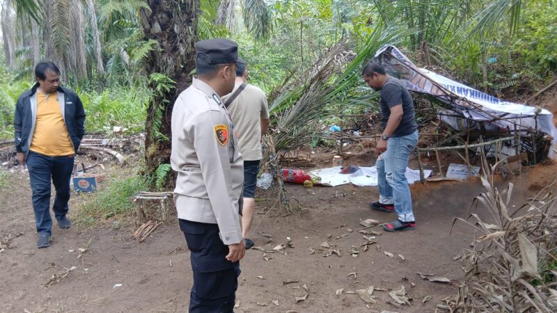 Polsek Bilah Hulu Grebek Sarang Narkoba di Dusun Mual Mas Desa Kampung Dalam