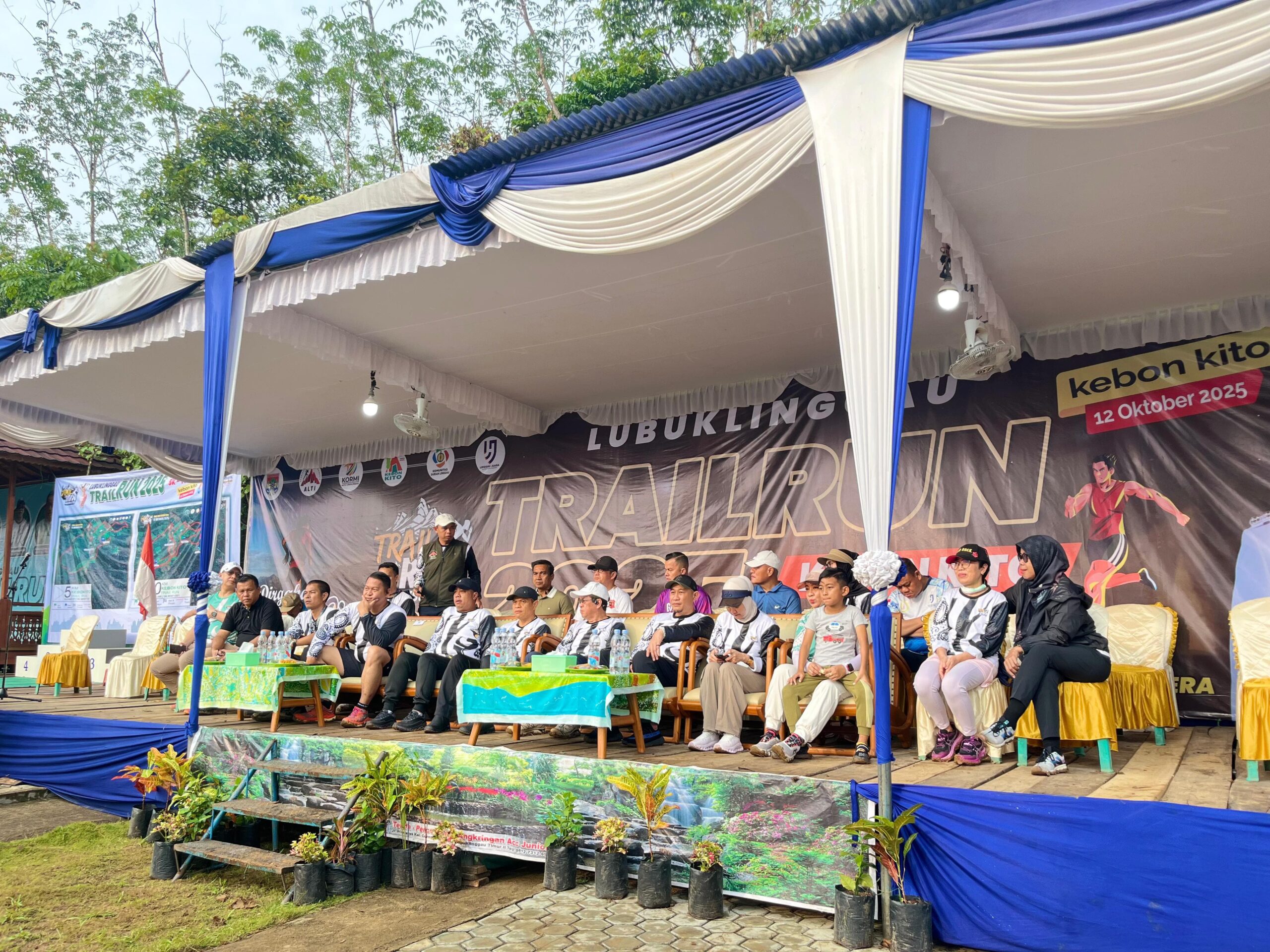 Semarak HUT Kota Lubuklinggau ke- 24 Kapolres Lubuklinggau Hadir Trail Run Yang Dibuka Walikota lubuk Linggau