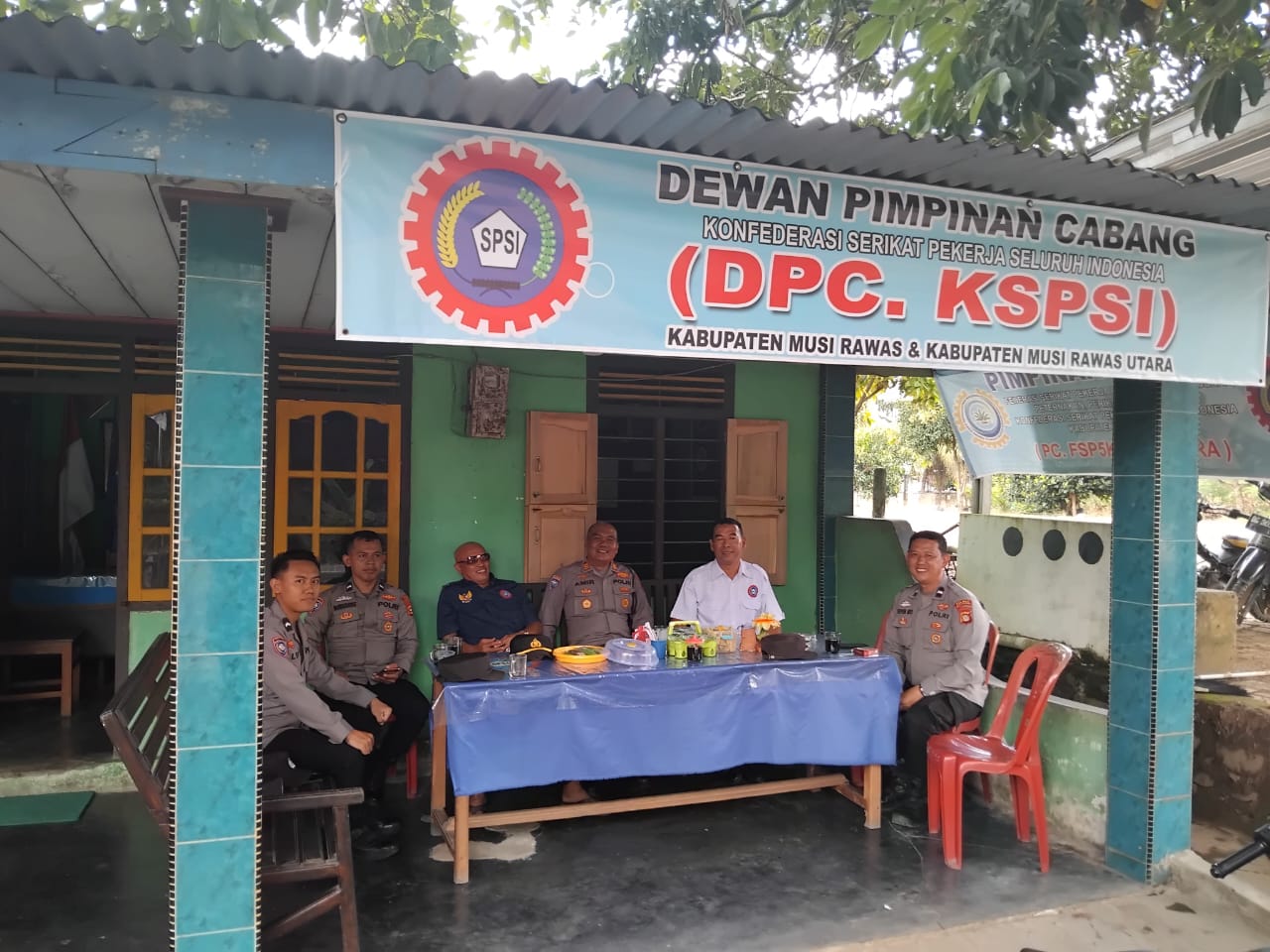 Satuan Binmas Polres Musi Rawas Colling System ke Organisasi Masyarakat KSPSI, Ajak Jaga Kamtibmas dan Jangan Mudah Terprovokasi Isu Hoax