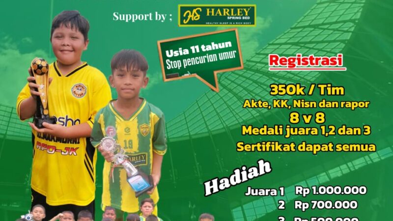 SSB Bintara Muda Rantau Prapat Boyong 3 Trophy Di Festival Family Furniture U -11