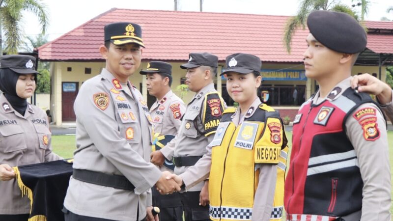 Kapolres Musi Rawas Pimpin Apel Launching Pamapta, Negosiator dan Patroli Presisi 