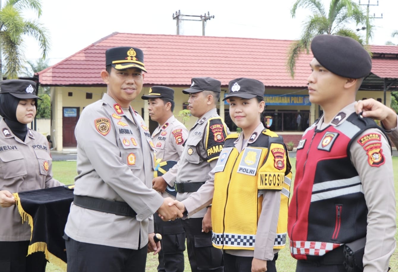 Kapolres Musi Rawas Pimpin Apel Launching Pamapta, Negosiator dan Patroli Presisi 