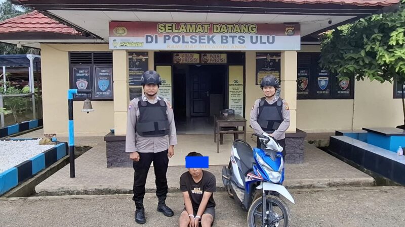 Patroli Presisi, Polsek BTS Ulu Polres Musi Rawas Berhasil Ringkus Pencuri Sepeda Motor Antar Provinsi 