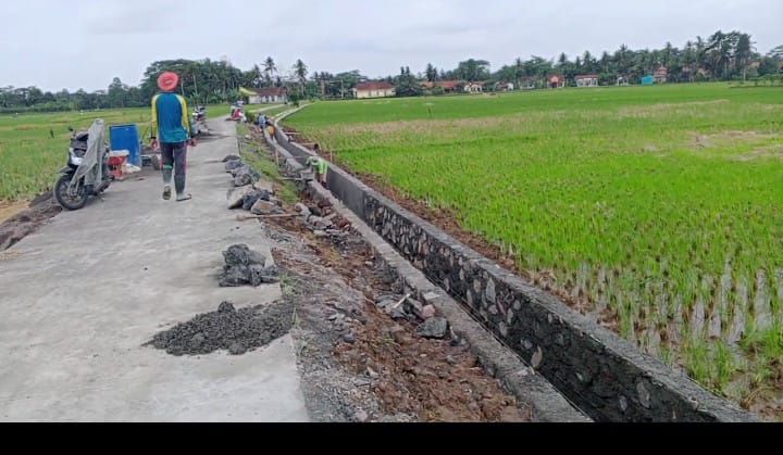 Transparansi Gelap, Kualitas Dipertanyakan Proyek Irigasi Inpres di Paledah Disorot