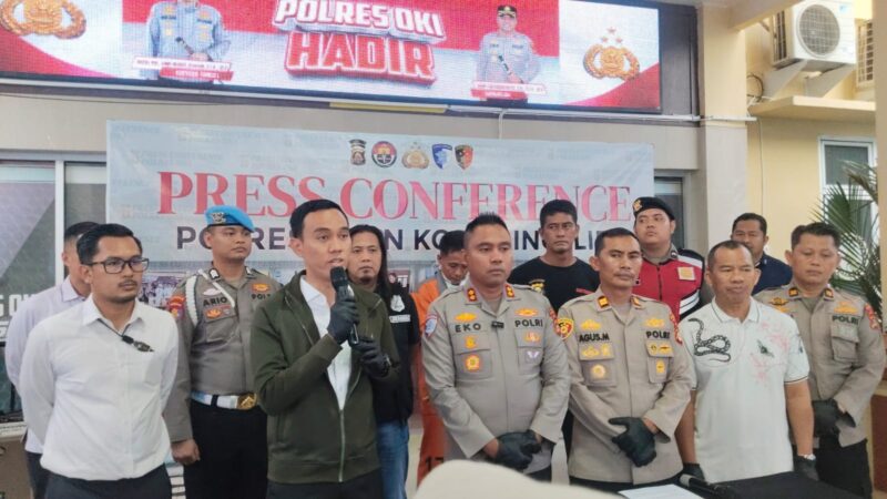 Kurang dari 1×24 Jam, Satreskrim Polres OKI Tangkap Pelaku Penembakan di Cengal