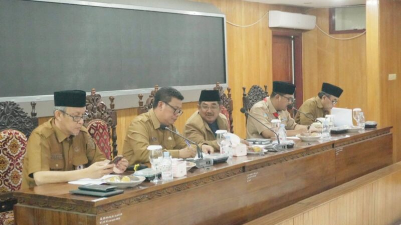 Bupati Anwar Sadat Pimpin Rapat Penyusunan RAPBD Tahun 2026