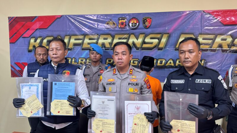Polres Pangandaran Tetapkan tersangka kasus Himatera, ketua yayasan resmi di tahan di rutan Polres Pangandaran