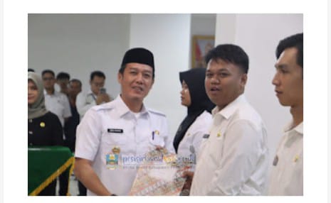 DEDI IRAWAN, MELANTIK SECARA LANGSUNG 409 CALON PEGAWAI NEGERI SIPIL (CPNS)