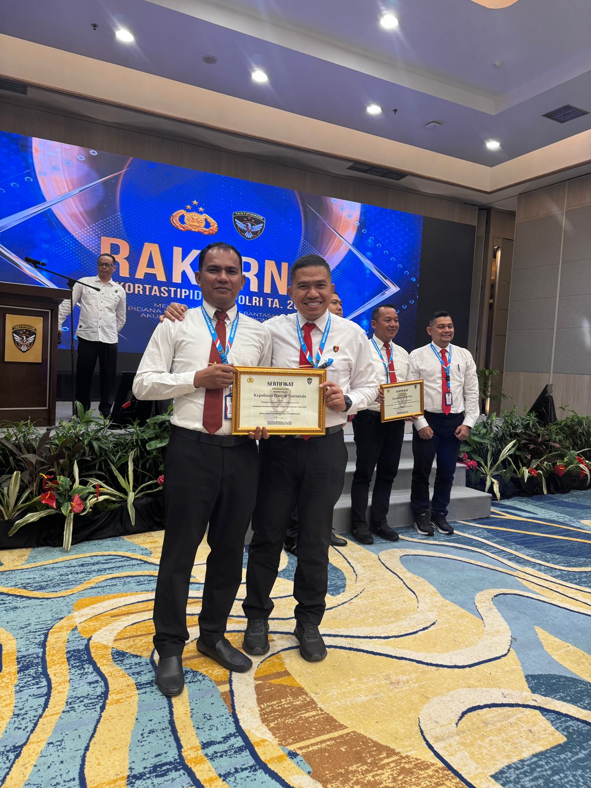 Kapolda Gorontalo Berhasil Berhasil Meraih Peringkat I Nasional Dalam Kategori Penyelesaian Perkara TIPIKOR Tahun 2024 -2025.