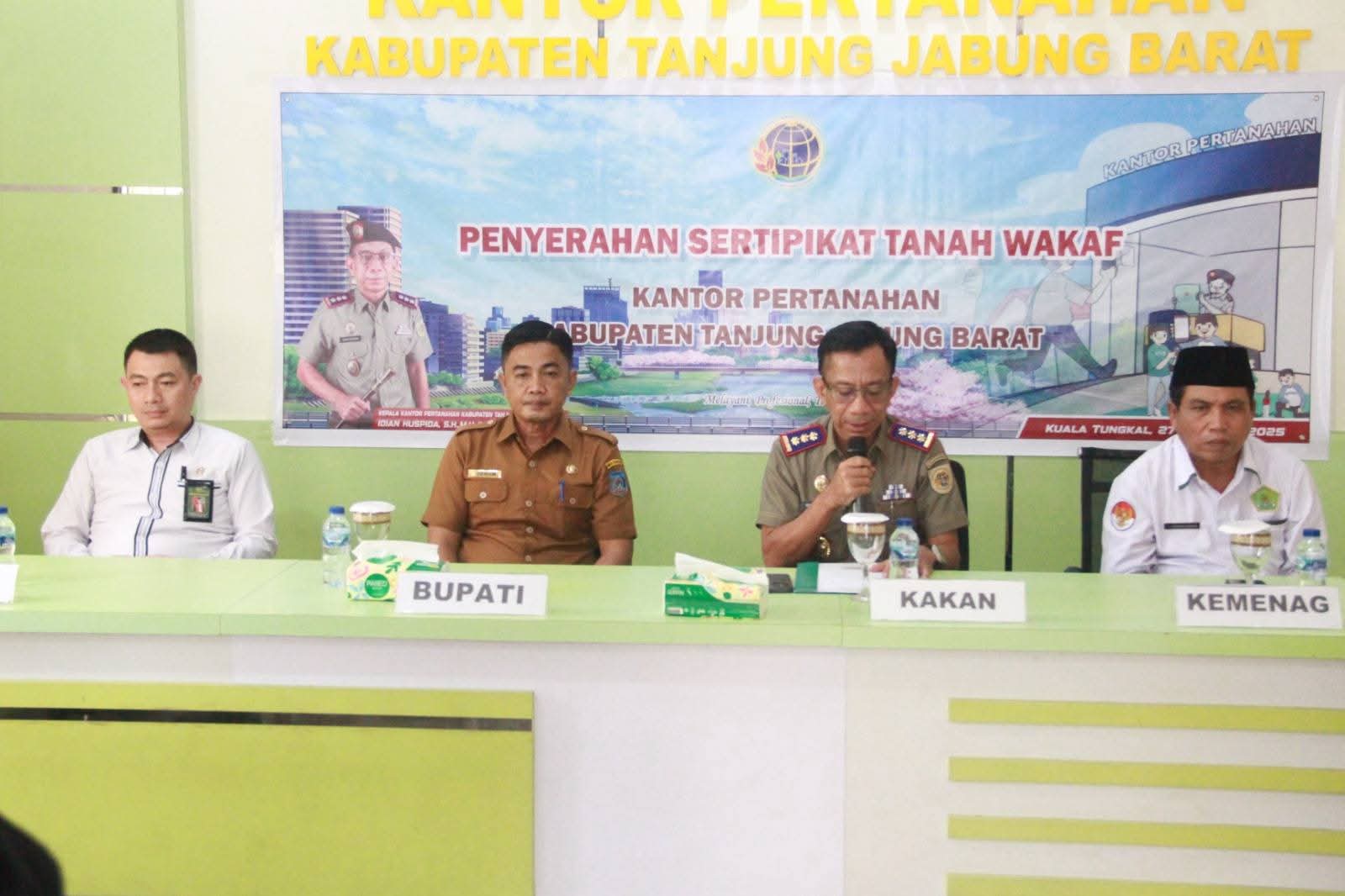 Pemkab Tanjab Barat Komitmen Lindungi Aset Wakaf, 194 Bidang Tanah Telah Bersertipikat