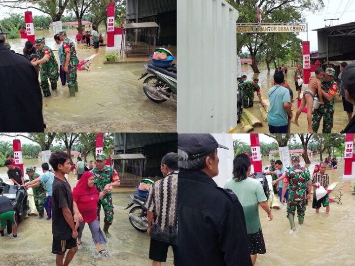 Pray for Hinai Hujan selama 3 hari, Menenggelamkan Hampir Seluruh Desa di Kecamatan Hinai ,Babinsa Kodim 0203/Lkt Sigap Evakuasi Warga