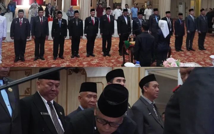 Bupati Musi Rawas Melantik Sejumlah Pejabat Pimpinan Tinggi Pratama Eselon II 