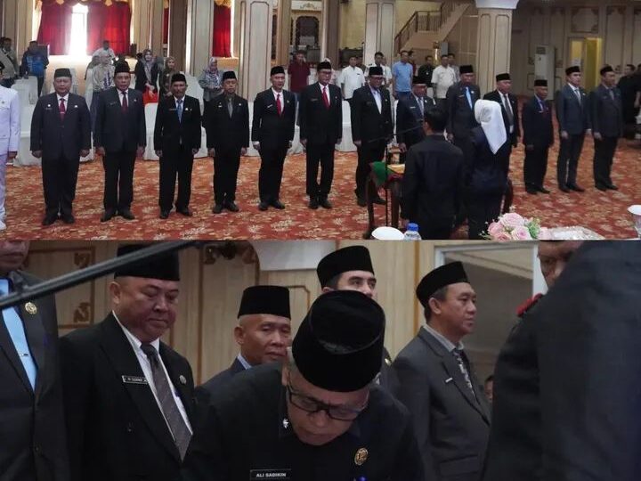 Bupati Musi Rawas Melantik Sejumlah Pejabat Pimpinan Tinggi Pratama Eselon II 