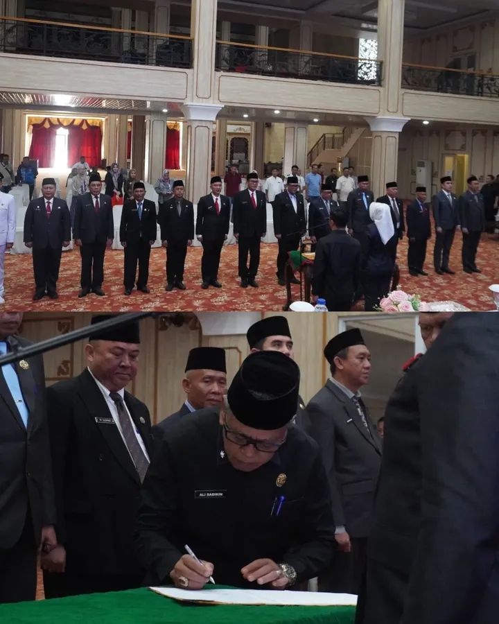 Bupati Musi Rawas Melantik Sejumlah Pejabat Pimpinan Tinggi Pratama Eselon II 