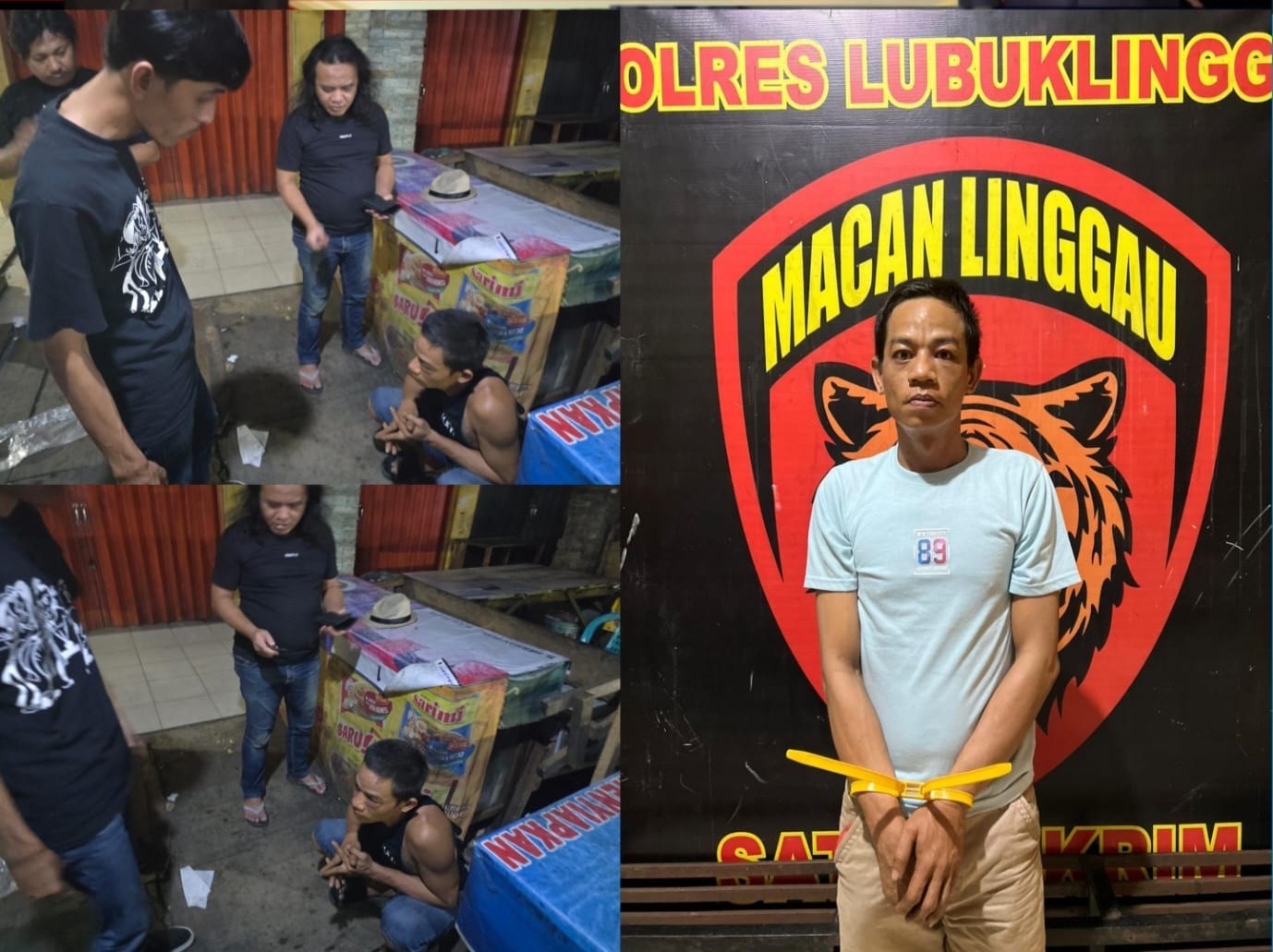 Pelaku Pencurian Dilapak Pasar kota Lubuklinggau, Diringkus Satreskrim Polres Lubuklinggau