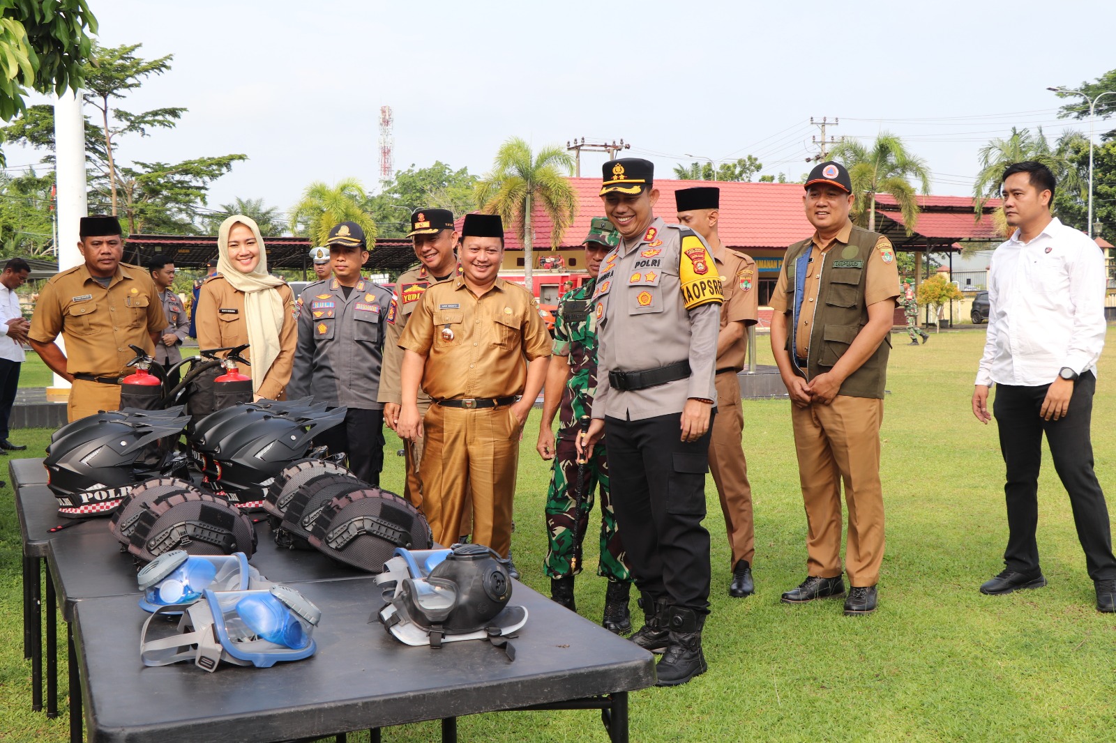 Cuaca Ekstrim, Polres Musi Rawas Bersama Stakeholder Terkait Gelar Apel Tanggap Darurat Bencana Hidrometeorologi