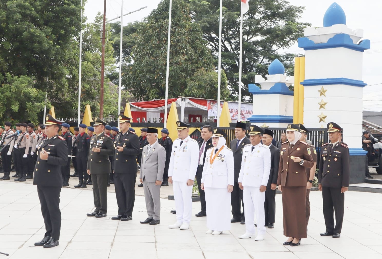 Peringati Hari Pahlawan, Kapolres Musi Rawas dan Forkompinda Ziarah ke Taman Makam Pahlawan 
