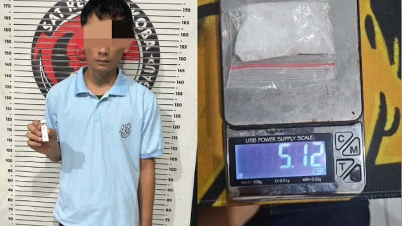 Pemuda Kedapatan Membawa Sabu, Satres Narkoba Polres Lubuk Linggau Tangkap Berikut Barang Bukti 