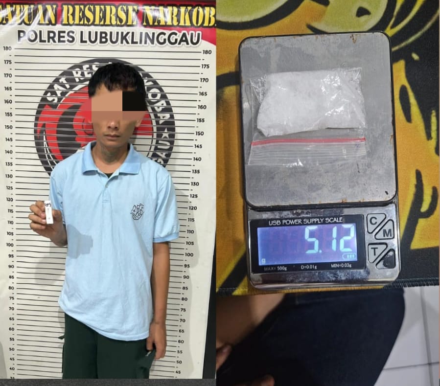 Pemuda Kedapatan Membawa Sabu, Satres Narkoba Polres Lubuk Linggau Tangkap Berikut Barang Bukti 