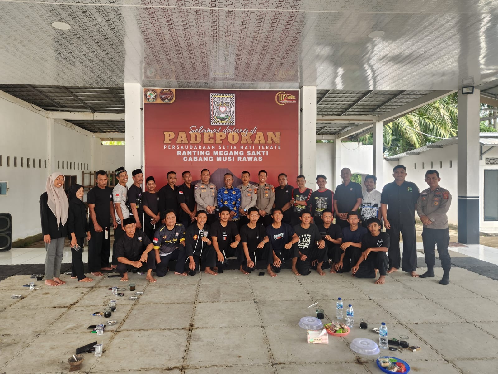 Satuan Binmas Polres Musi Rawas Gelar Sambang Silaturahim dan Penyuluhan di Pedepokan PSHT Megang Sakti