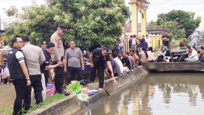 Korban Tenggelam di Irigasi Desa Tanah Periuk, Diduga Sakit Kambuh,Tim Indentifikasi Polres Musi Rawas dan Polsek Muara Beliti Sigap Evakuasi