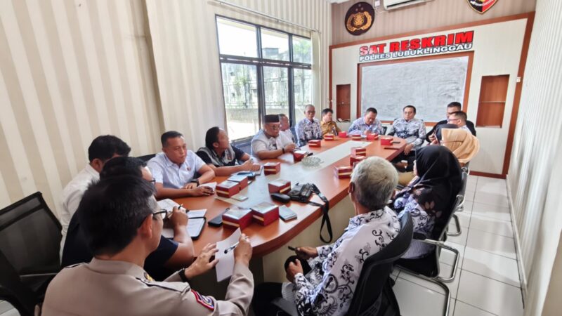 HUT PGRI Kota Lubuk Linggau Gelar Audiensi Strategis Dengan Jajaran Satuan Reserse Kriminal Polres Lubuk Linggau