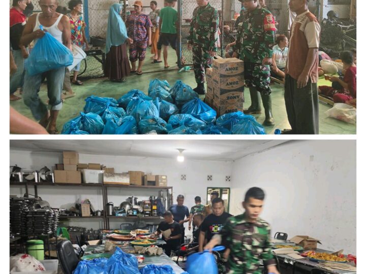 Kodam I/BB Distribusikan 14.225 Nasi Bungkus untuk Warga Terdampak Banjir di Medan