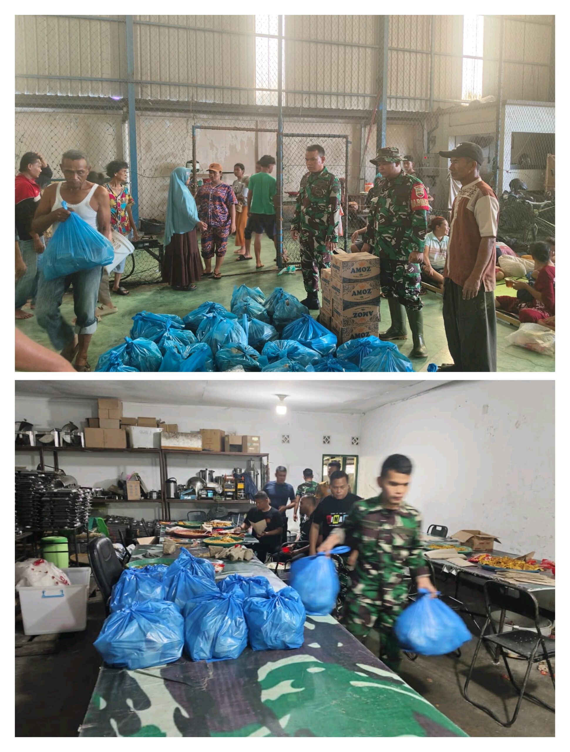 Kodam I/BB Distribusikan 14.225 Nasi Bungkus untuk Warga Terdampak Banjir di Medan