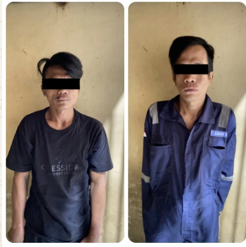 Dua DPO Curat  Curi Besi Kabur Ke Pali , Tak Berkutik Dibekuk Satreskrim Polres Musi Rawas