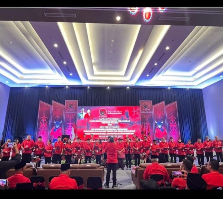 Sah! Watubun Tetapkan 25 Pengurus DPD PDIP Maluku