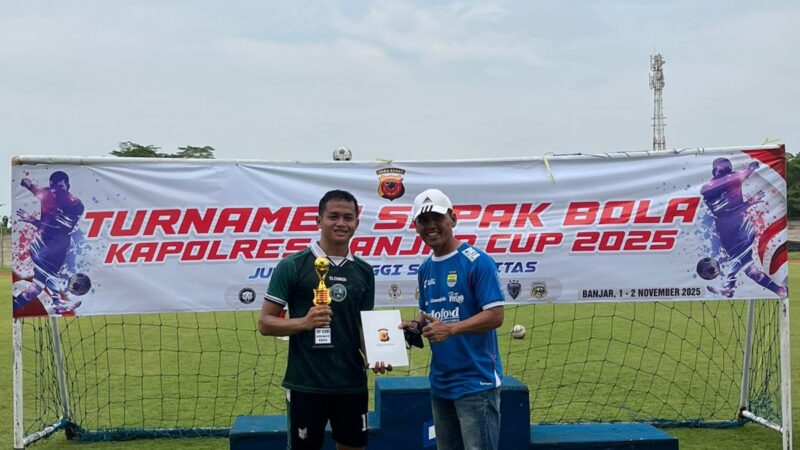 POLRES PANGANDARAN RAIH JUARA DI TURNAMEN KA POLRES BANJAR CUP 2025, SE POL DA JABAR