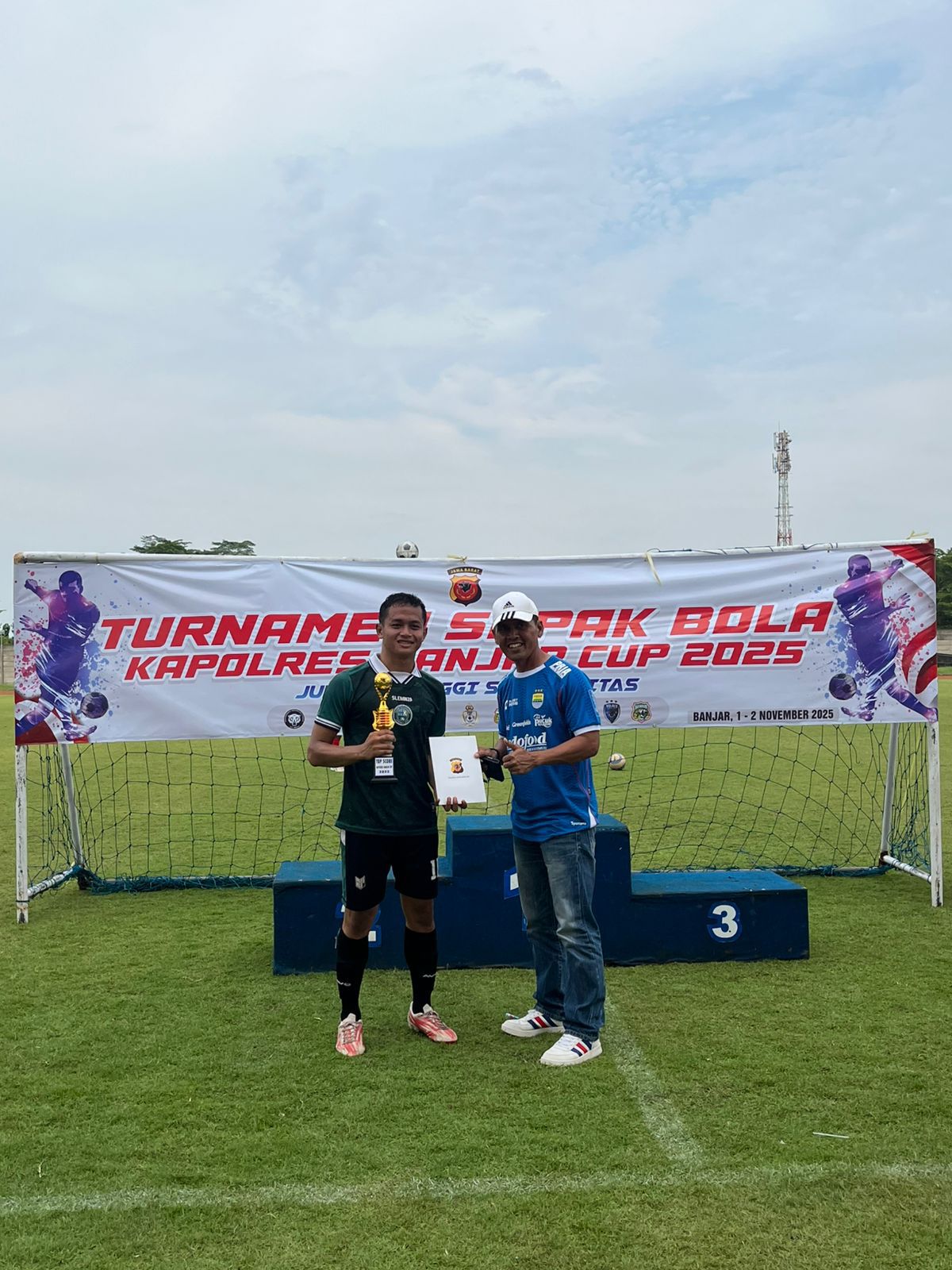 POLRES PANGANDARAN RAIH JUARA DI TURNAMEN KA POLRES BANJAR CUP 2025, SE POL DA JABAR