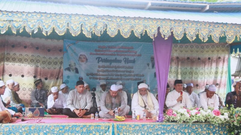 Wakil Bupati Katamso Hadiri Haul Akbar Sulthonul Aulia Syekh Abdul Qadir Al-Jailani di Desa Dataran Pinang