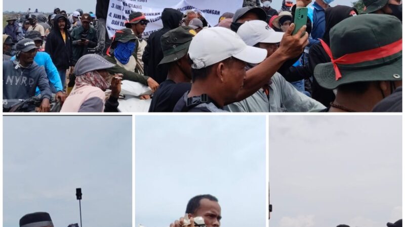 Aksi Damai Menuntut PT Kelantan Sakti III Mengembalikan Hak Lahan Plasma Masyarakat