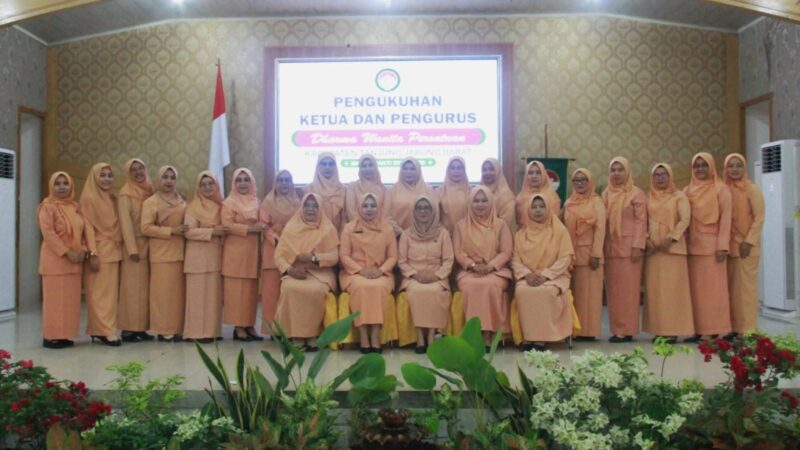 Pengurus Dharma Wanita Persatuan Tanjung Jabung Barat Masa Bakti 2024–2029 Resmi Dikukuhkan