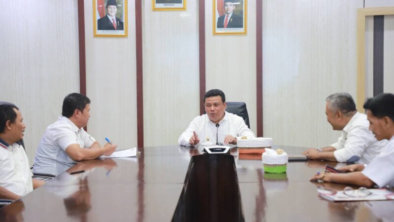 Wabup Katamso Ikuti Rakornas Sinkronisasi Tata Ruang Pertahanan Secara Virtual