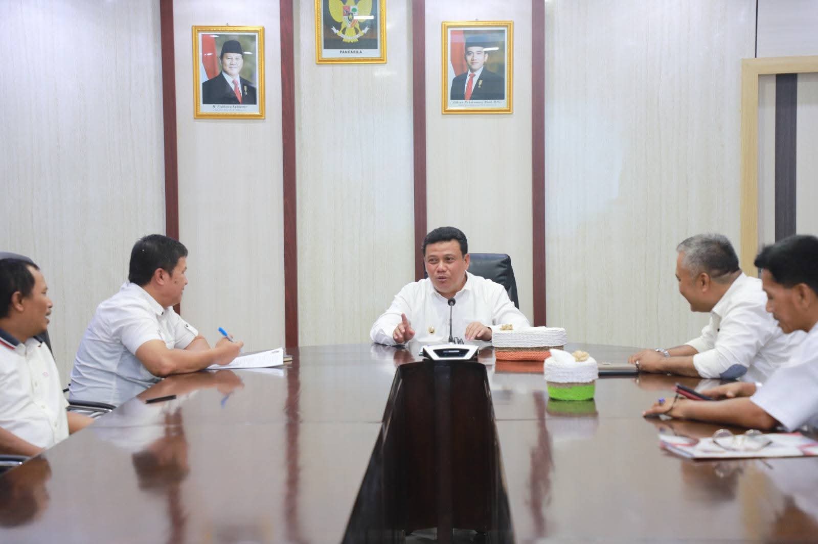 Wabup Katamso Ikuti Rakornas Sinkronisasi Tata Ruang Pertahanan Secara Virtual