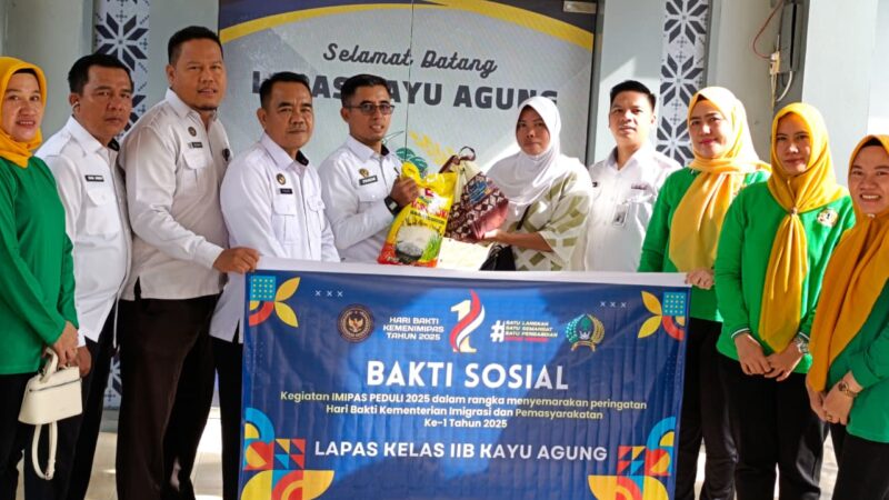 Lapas Kayuagung Tebar Kepedulian Lewat Aksi Bakti Sosial Dan Donor Darah Peringati Hari Bakti Kemenimipas