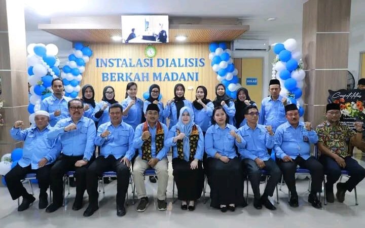 Catatan Sejarah Pelayanan Kesehatan Tanjab Barat, Bupati Anwar Sadat Resmikan Pengembangan Layanan Hemodialisa (Cuci Darah) RSUD K.H. Daud Arif
