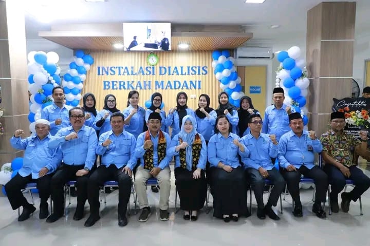 Catatan Sejarah Pelayanan Kesehatan Tanjab Barat, Bupati Anwar Sadat Resmikan Pengembangan Layanan Hemodialisa (Cuci Darah) RSUD K.H. Daud Arif