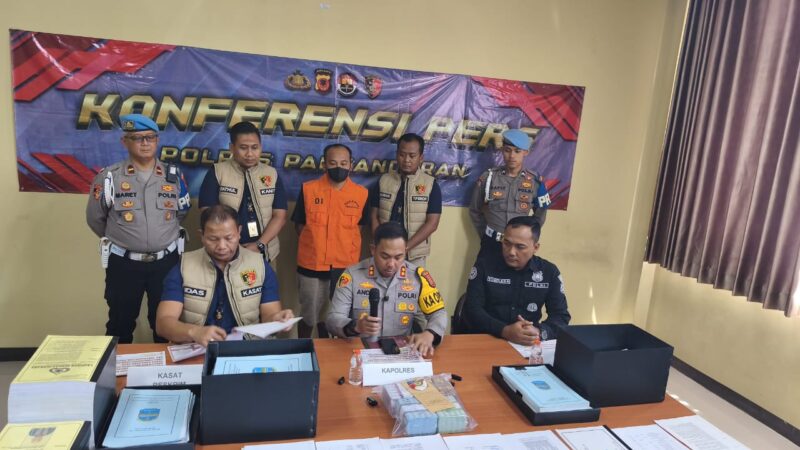 Polres Pangandaran Ungkap Kasus Tindak Pidana Korupsi Dana Desa Sukaresik Tahun 2022
