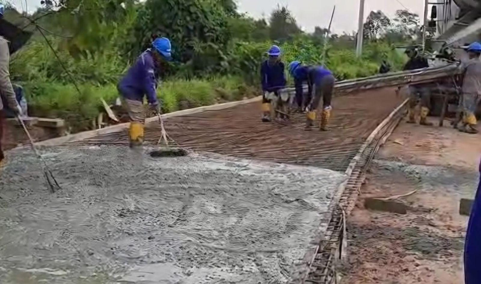 Konektivitas antarwilayah di Kecamatan Air Sugihan,Jalan Poros Dibangun Secara Bertahap