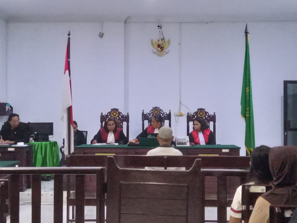 Terdakwa Penganiayaan di Hunimua, Divonis 5 Bulan Bui
