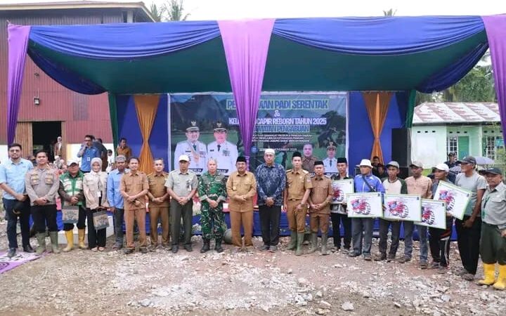 Tanam Padi Serentak & Kelompencapir Reborn 2025: Tanjab Barat Gaspol Wujudkan Ketahanan Pangan