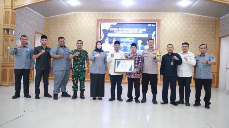 Bupati Anwar Sadat Tegaskan Komitmen Wujudkan Pemerintahan Desa dan Kelurahan yang Taat Hukum melalui Sosialisasi Posbakum