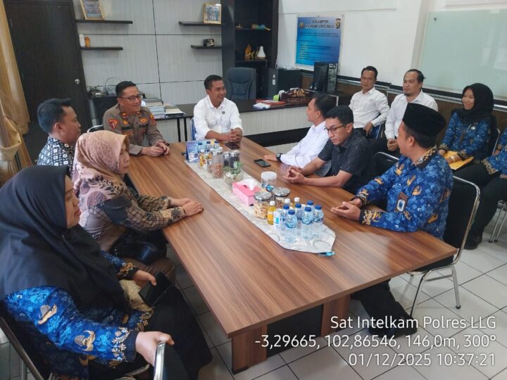 Kroscek dan Pemutakhiran Data Pemilih, Khususnya mengenai Data Peralihan Penduduk dari Sipil ke Anggota Polri, Polres Lubuk Linggau Koordinasi Dengan Pihak KPU 