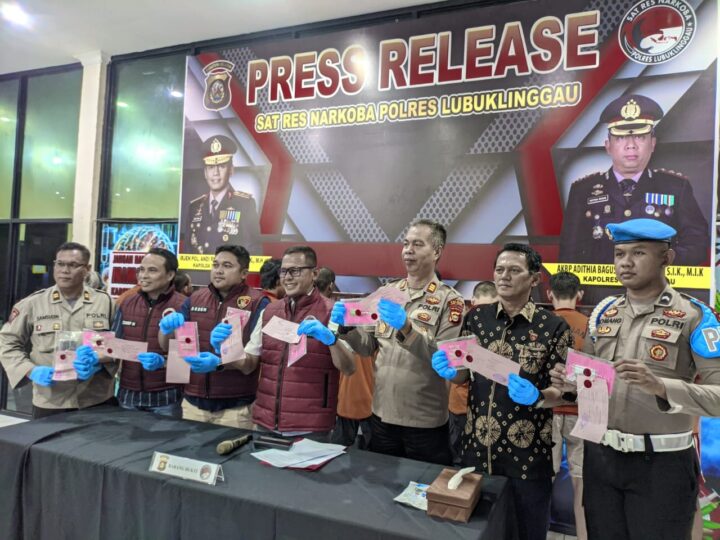 Jajaran Satres Narkoba Polres Lubuk Linggau Ungkap kasus Dalam Kurun waktu Satu Bulan